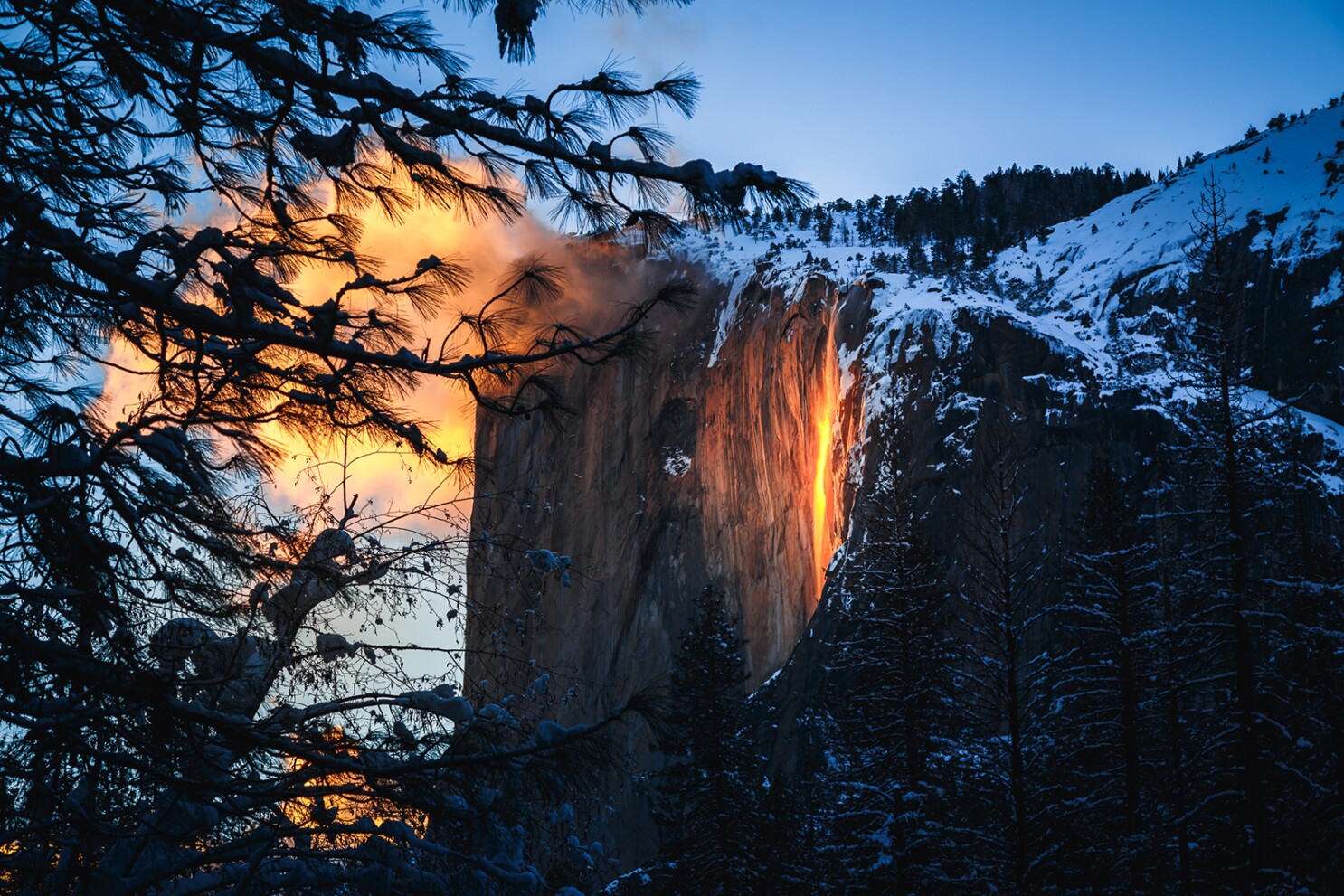 Firefall in Yosemite
